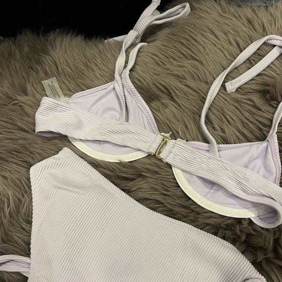 437 Daydream Lavender Purple 3pc bikini set - Picture 7 of 10